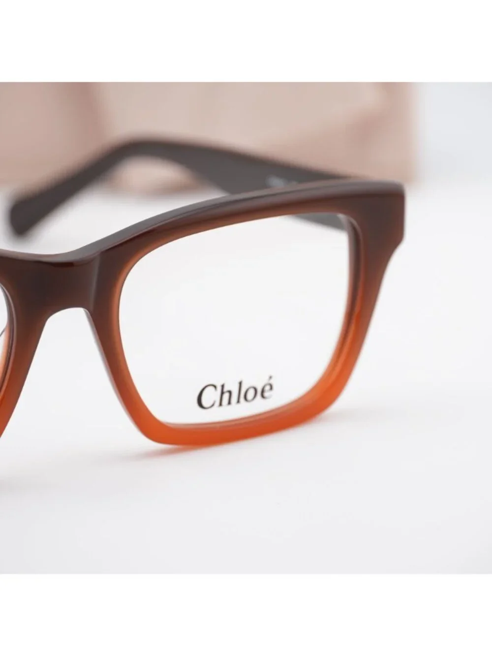 Chloe CH0242O 008 Square Eyeglasses 53mm - Brown